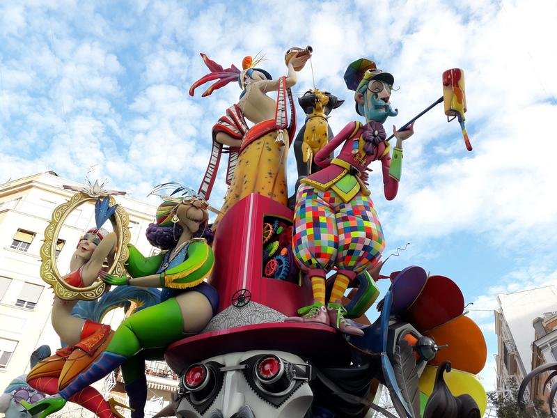 Le Fallas la festa di Valencia 1 falla di Valencia
