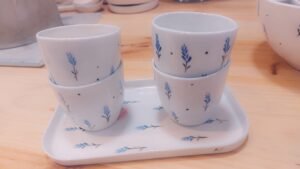Scopri la ceramica artigianale a Valencia 2 Tazzine di ceramica fatte a mano da Adriana Costa